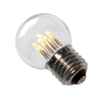 LED Lamp E27 1W G45 Warm-wit 2700K - speciaal voor prikkabel