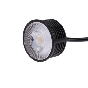 Extra Dunne LED spot 5W 2000K - 2700K Dim to Warm (550 Lumen) | Zwart