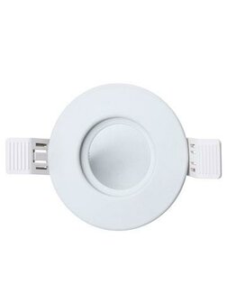 Led inbouw spot armatuur - wit rond IP65 | Badkamer 90mm