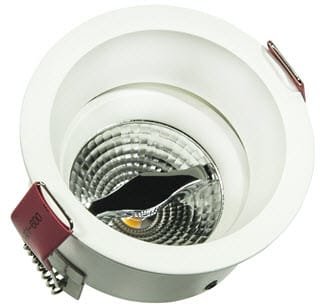 Led Inbouw Spot Armatuur Rond Wit | Verzonken + Richtbaar V2