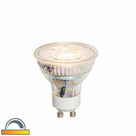 GU10 LED Spot 4.7W 2000-2700K (Dim to Warm) | 345 Lumen