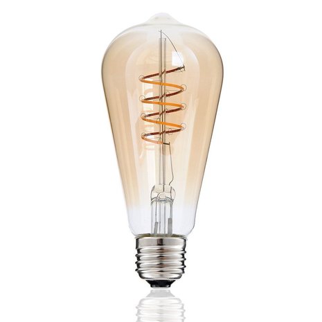 Graden Celsius paspoort neutrale Vintage led lamp met gedraaid filament ST64 - GOLD - ThatsLed.nl - Unieke  kwaliteit led verlichting