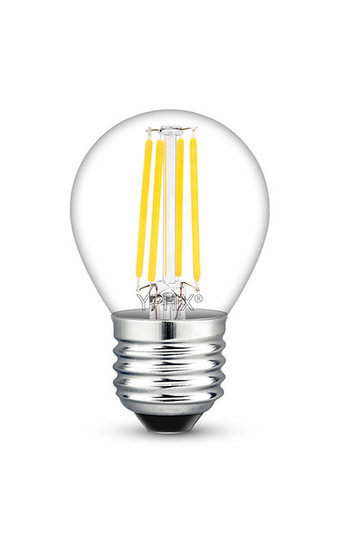 LED Filament kleine bol E27 2W 2200K Helder (G45)