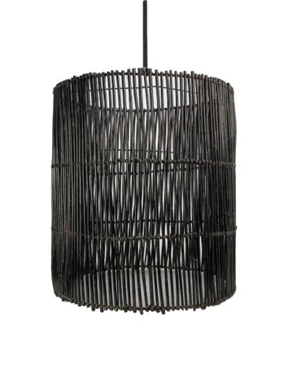 Hanglamp Rotan - &oslash;50x56 cm - Black Wash