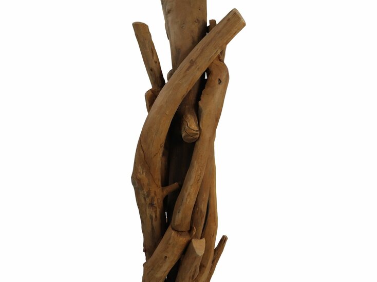 Floor Lamp Natural/Black | Teak | 130 cm