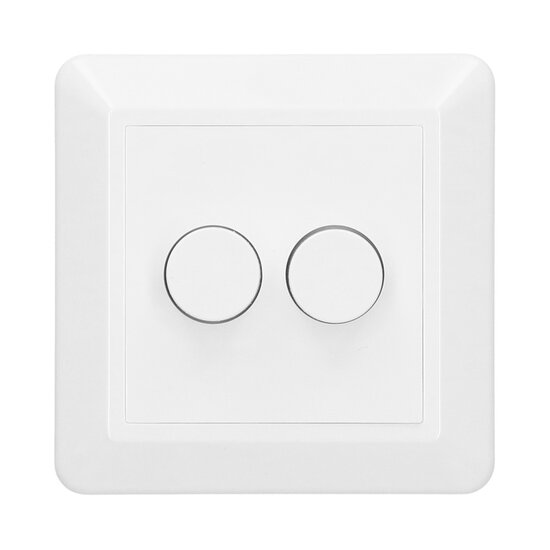 Duo LED Dimmer 2x 0-100W (Fase-afsnijding) 