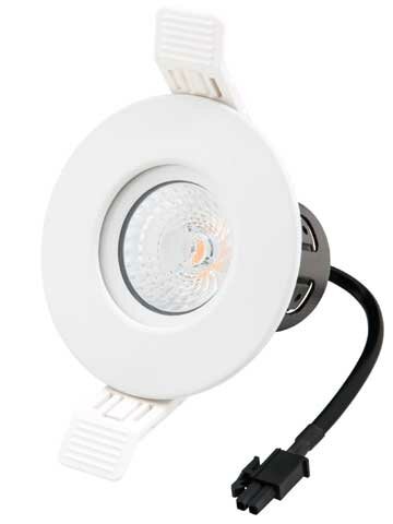 Led Inbouw Spot Armatuur - Wit Rond IP65 | Badkamer 90mm