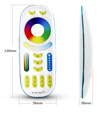 4 Zone Afstandsbediening RGB+CCT Zwart