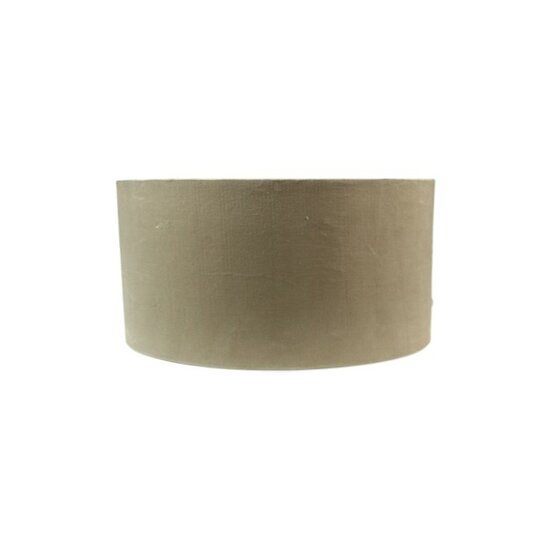 Round Lamp Shade &oslash;25x25x18 Warm Gray Fabric