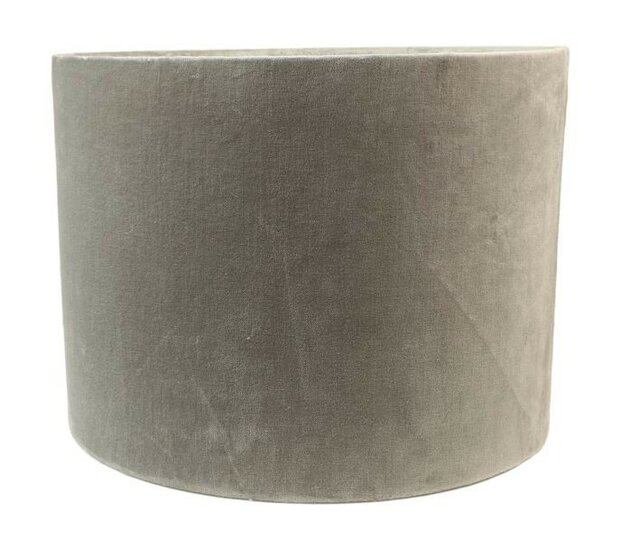 Round Lamp Shade &oslash;32x32x24 Light Gray Fabric