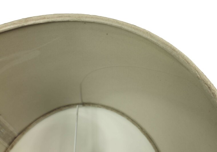 Round Lamp Shade &oslash;32x32x24 Gray Fabric