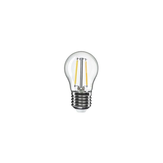 LED Transparante Gloeilamp G45 2W 136Lm E27 2700K - E08