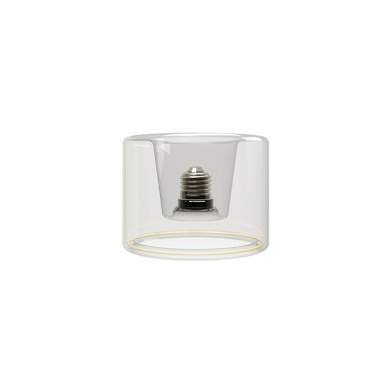 LED Helder Gloeilamp Ghost Lijn Inbouw Donut 120x90 6W 500Lm E27 2200K Dimbaar - G03