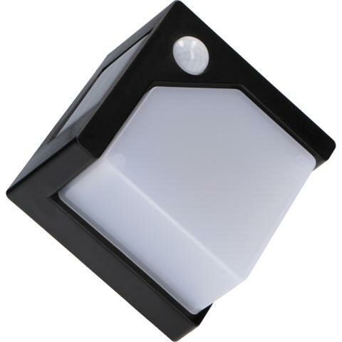 Solar Tuinlamp 50lm 2700K Zwart met IP44 Bescherming