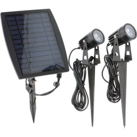 Solar Tuinlamp 140lm 3000K Zwart met IP65 Beveiliging