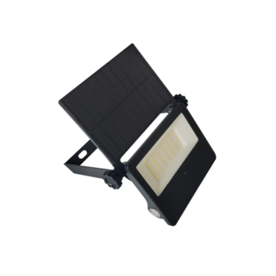 Solar LED Baustrahler 10W IP65 | Solarbetriebene Arbeitsleuchte