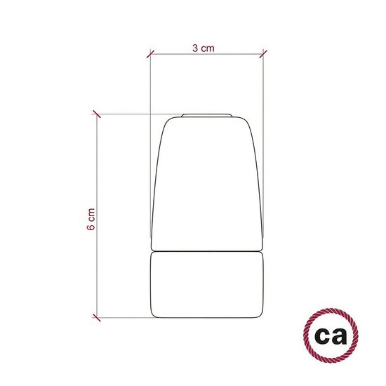 Porseleinen Fitting E14 Zwart | Moderne en Stijlvolle Lampfitting