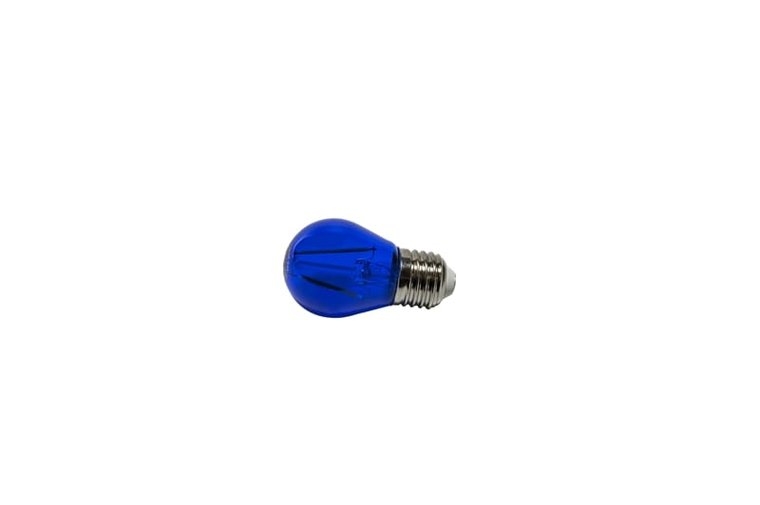 LED Filament kleine bol E27 2W Blauw (G45)