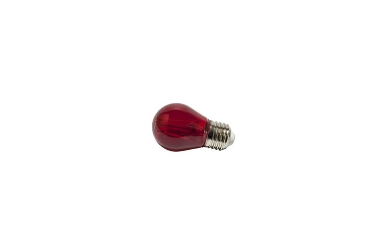 LED Filament kleine bol E27 2W Rood (G45)