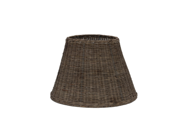 Lampenkap Rotan Rond 46x35x28Cm HSM