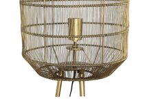 Vloerlamp Marbella - &oslash;40x158 - Goud Metaal onderkant