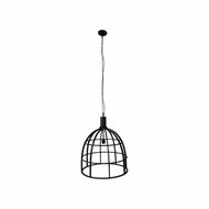 Hanglamp IRON &oslash;60x70 zwart metaal