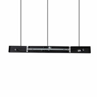 Moderne Hanglamp Zwart met Smoke Glas | 3-Lichts