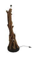 Floor Lamp Natural/Black | Teak | 130 cm