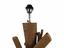 Floor Lamp Natural/Black | Teak | 130 cm