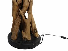 Floor Lamp Natural/Black | Teak | 130 cm