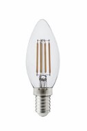 LED Filament Candle Bulb E14 4W 2700K Clear