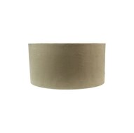 Round Lamp Shade &oslash;25x25x18 Warm Gray Fabric