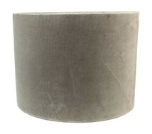 Round Lamp Shade &oslash;32x32x24 Light Gray Fabric