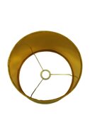 Round Lamp Shade &oslash;32x32x24 Yellow/Gold Fabric