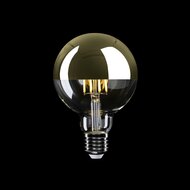 LED Gouden Halve Bolvormige Gloeilamp G95 7W 650Lm E27 2700K Dimbaar - A14 donker