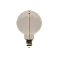 LED Rookglas Magnetische Gloeilamp Deco Lijn Globo G95 2,2W 60Lm E27 1800K - F04