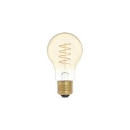 LED Gouden Gloeilamp Carbon Lijn Gebogen Spiraal Filament Druppel A60 4W 250Lm E27 1800K Dimbaar - C03