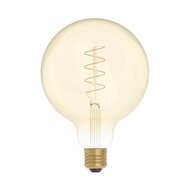 LED Gouden Gloeilamp Carbon Lijn Spiraal Filament Globe G125 4W 250Lm E27 1800K Dimbaar - C07