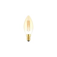 LED Gouden Gloeilamp Carbon Lijn Filament Kooi Kaars C35 3,5W 300Lm E14 2700K Dimbaar - C51