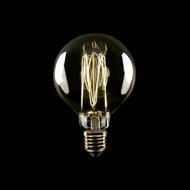 LED Gouden Gloeilamp Carbon Lijn Filament Kooi Globe G95 7W 640Lm E27 2700K Dimbaar - C55 donker