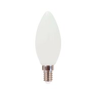 LED Oliva Melkglas 6W E14 2700K Gloeilamp