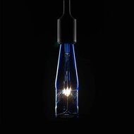 LED Blau Bier Gloeilamp 3,5W E27 Dimbaar 3600K aan