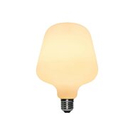 LED Porselein Gloeilamp Zante 6W E27 Dimbaar 2700K aan