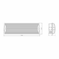 Noodverlichting Bulkhead 3W met Automatische Testfunctie en Pictogrammen