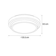 E27 fitting plafondlamp maten