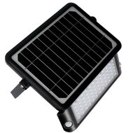 Solar Buitenlamp 1080lm 3000K Zwart met IP65 Beveiliging