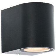 Buitenwandlamp met lichtbron GU10 zwart