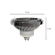 AR111 GU10 Led Spot 15W (1275 Lumen) 4000K Dimbaar