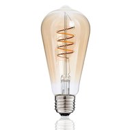 ST64 gedraaid filament led lamp