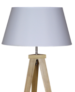 Staande Lamp Bamboe Driepoot 144cm Ingezoomd